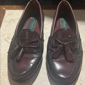 G.H. Bass & Co. Dark Burgundy Tassel Loafers